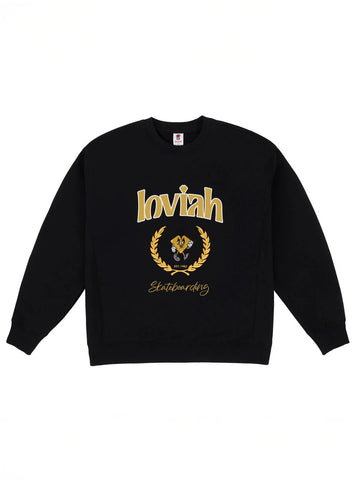 Loviah 'Private Club' Crewneck - Black