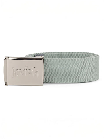 Loviah 'Chrome' Webbing Belt - Steel