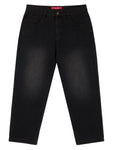 Loviah '5 Pocket' Baggy Jeans - Vintage  Sand Blast Black Denim
