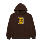 HUF 'Megablast' Reverse Hoodie - Bison