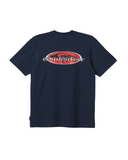 Quiksilver 'Chrome English' Tee - Navy