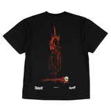 Welcome x Slipknot 'Spit It Out' Boxy Garment Dyed Tee - Black