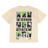 Welcome x Slipknot 'Tomorrow' Boxy Garment Dyed-Tee - Bone