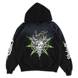 Welcome x Slipknot 'Ravenous' Sun Fade Hoodie - Black Fade