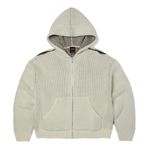 HUF 'Token' Zip Hooded Sweater - Bleach