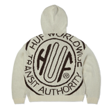 HUF 'Token' Zip Hooded Sweater - Bleach