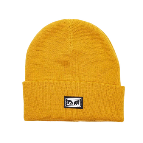 Obey 'Icon Eyes' Beanie - Satin Brass
