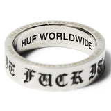 HUF 'Old E' Ring - Silver