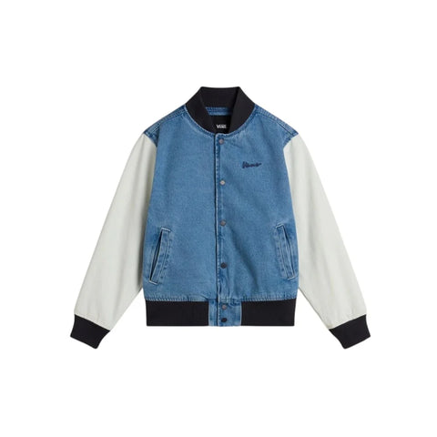 Vans 'Denim Baseball' Jacket - Stonewash Blue (Kids)