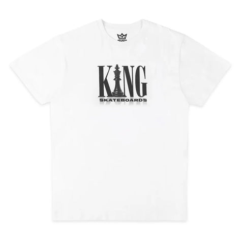 King Skateboards 'Chess' Tee - White
