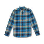 Volcom 'Caden Plaid LS' Shirts- Navy