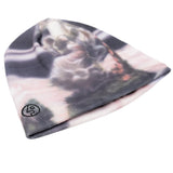 Public Skateboards 'Disorder' Skull Beanie - Rose Print