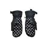 Salmon Arms 'Team Mini Logo' Snowboard Mittens - Black