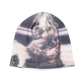 Public Skateboards 'Disorder' Skull Beanie - Rose Print