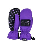 Salmon Arms 'Team Logo' Snowboard Mittens - Purple