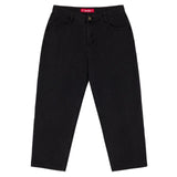 Loviah '1990' Baggy 5 Pocket Denim Pants - Black Wash Denim