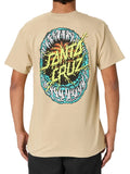 Santa Cruz 'Shark Jaw' Tee - Tan
