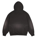 Jacker 'Rough' Garment Dyed Premium Zip-Up Hoodie - Black
