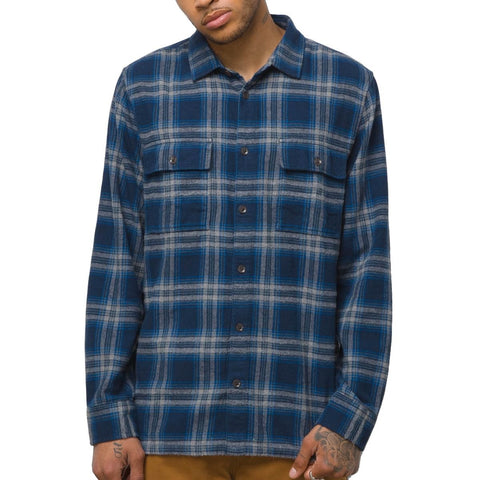 Vans 'Straight Hem Men' Shirts - Plaid Blue